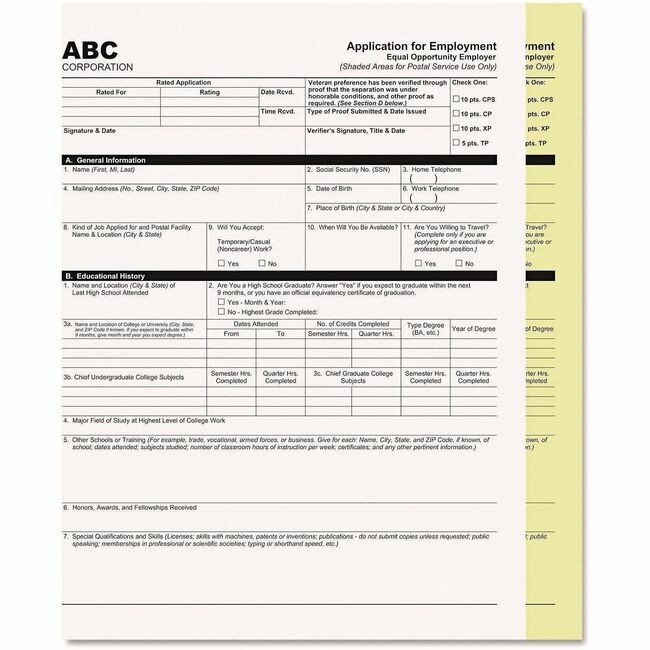 Iconex Paper CARBONLSS 2-PRT White ICX90771006