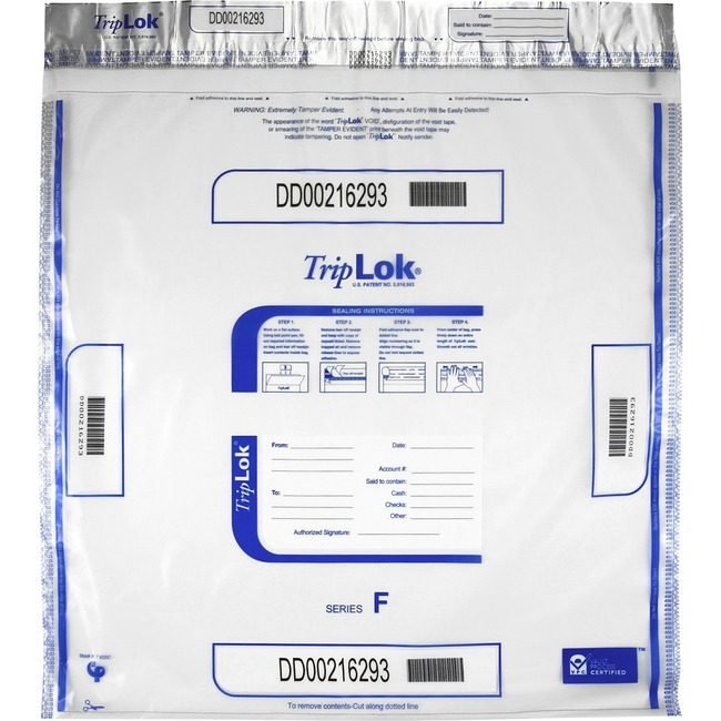 Controltek Bag Deposit T-E 20X20 CNK585064