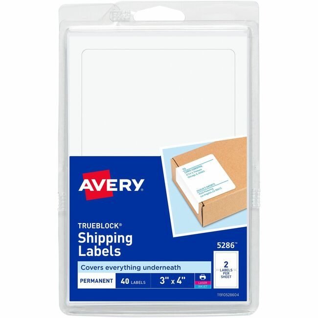 Avery Products Corporation Label Tb We Dot 2UP AVE05286