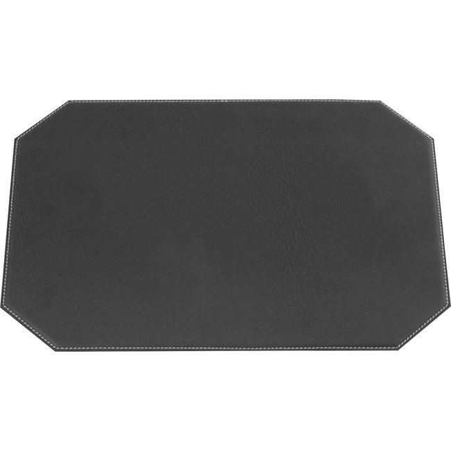 Dacasso Mat Lthrette Cnr Black 17X12 DACH1148