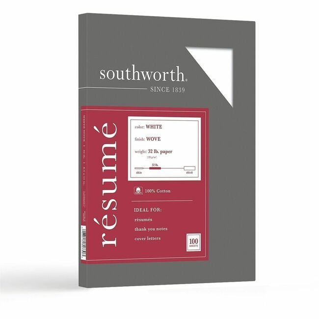 Southworth Paper Resume 32# White SOURD18CF