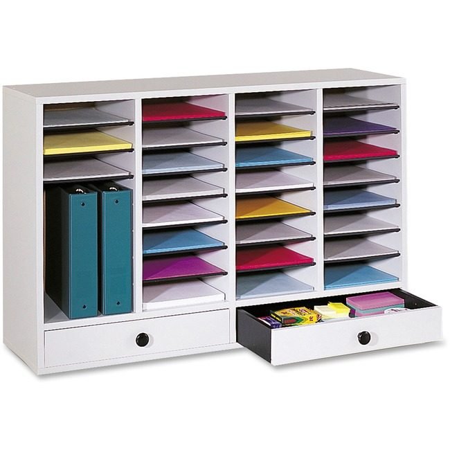Safco Products Organizer W/Drawers Wood SAF9494GR