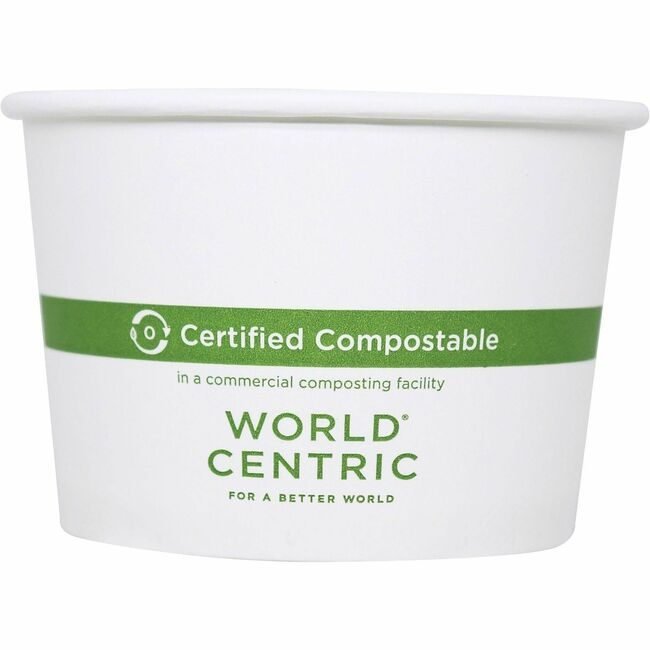 World Centric Bowl White 16OZ 500 Count WORBOPA16
