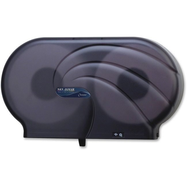 San Jamar Dispenser 9" Twin Rl Black SJMR4090TBK