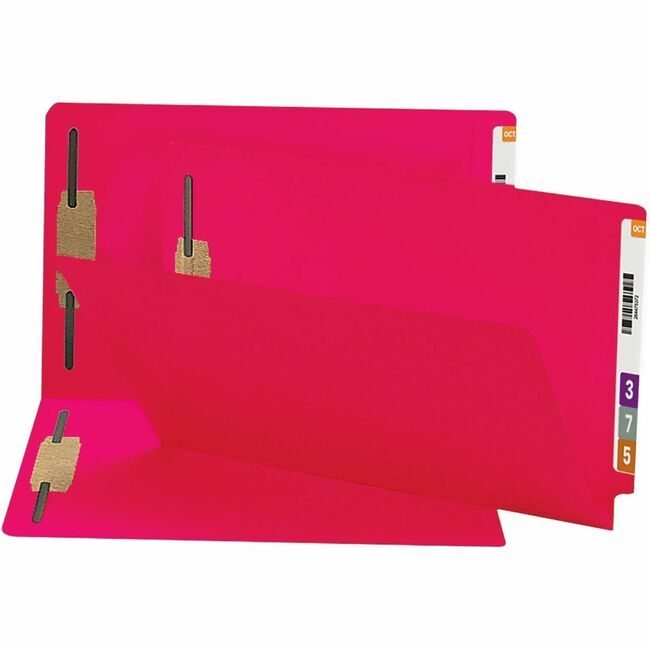 Smead Manufacturing Co. Folder File Fastner Legal Red SMD28740