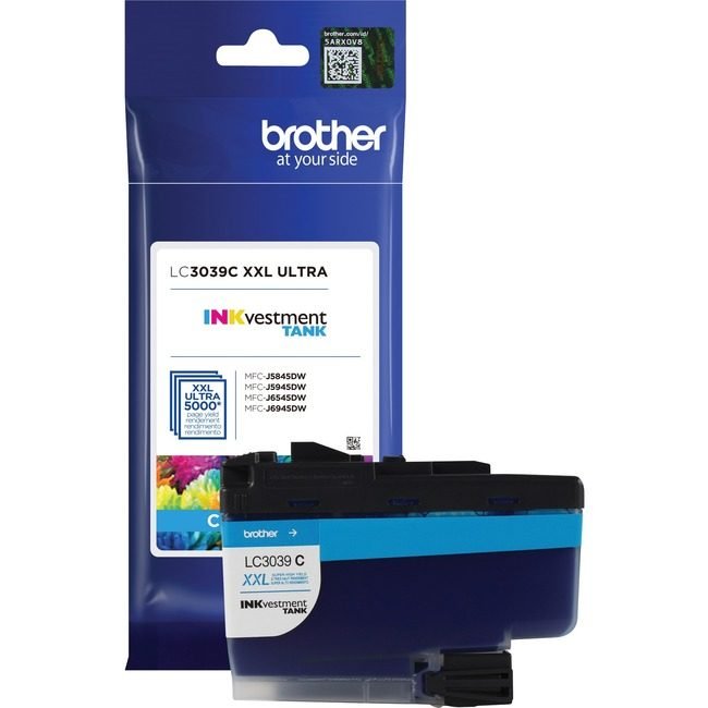 Brother International Crtdg Tank Inkvestmt Cyn 5K BRTLC3039C