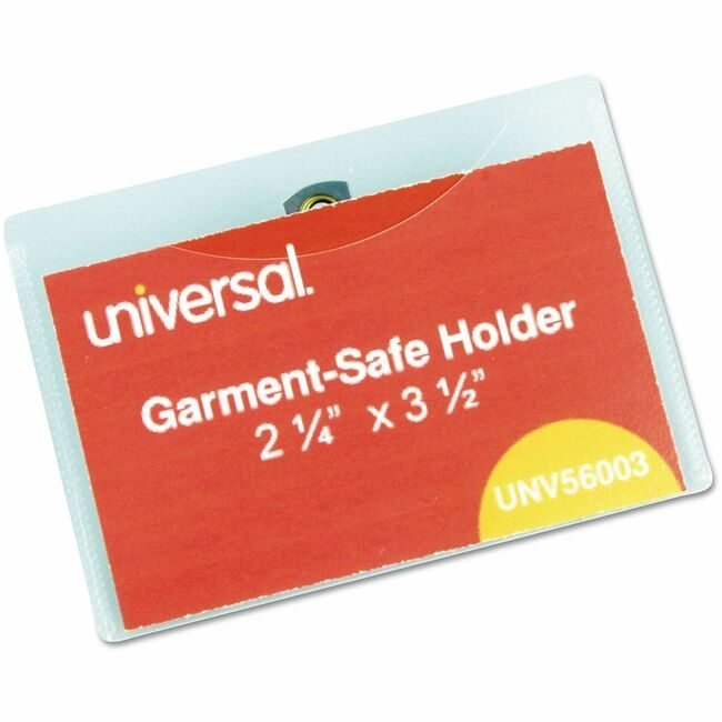 Universal Office Products Holder Badge Clp 3.5X2.25 UNV56003