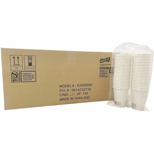 Genuine Joe Cup Compost 12OZ GJO02048