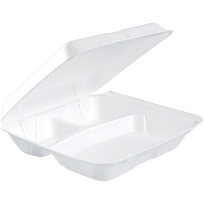 Dart Container Corporation Hngd-Lid 3CMPTMNT DCC80HT3R