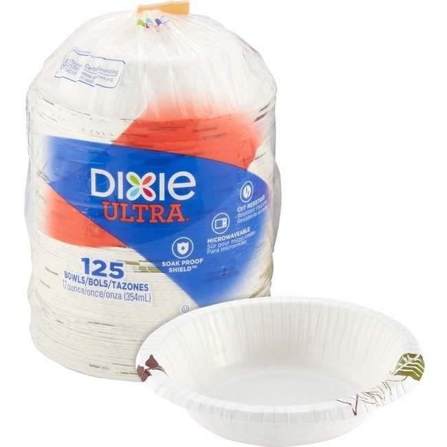 Georgia-Pacific Dixie Bowls 12OZ Wise Size Path DXESXB12WS