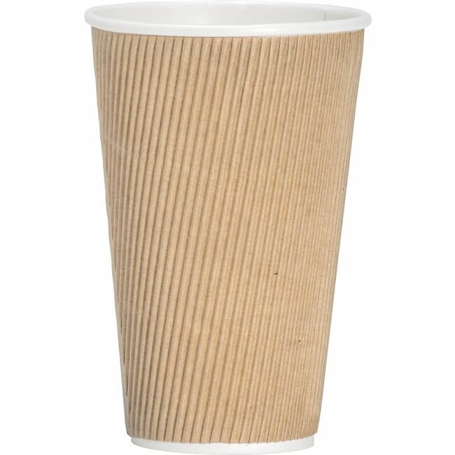 Genuine Joe Cup Ripple Hot 16OZ GJO11257