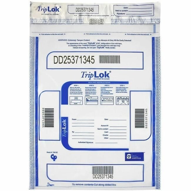 Controltek Bag 12X16 Triplok 100 Clear CNK585040