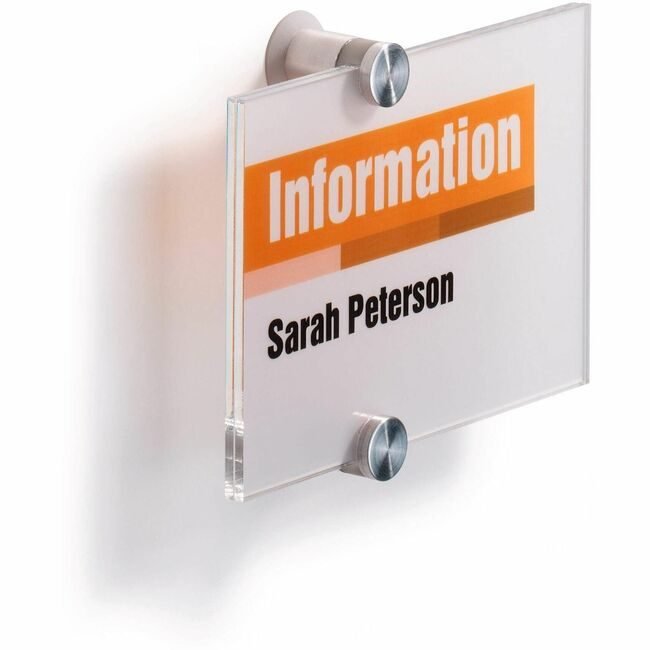 DURABLE Sign Acrl Wall 5.7X4.12 Tr DBL482119