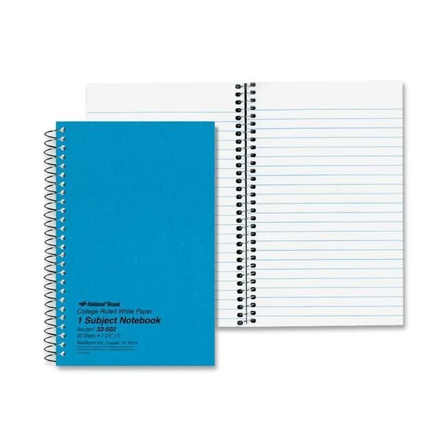 Dominion Blueline, Inc. Schneider Vizz Notebook Wirebnd 1SUB 5X7.75 RED33-502