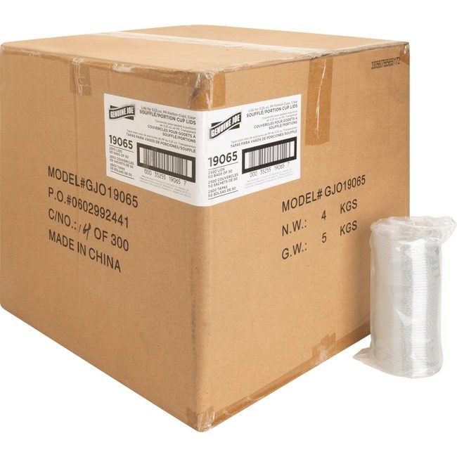Genuine Joe Lid F/3OZ CUP Clear GJO19065