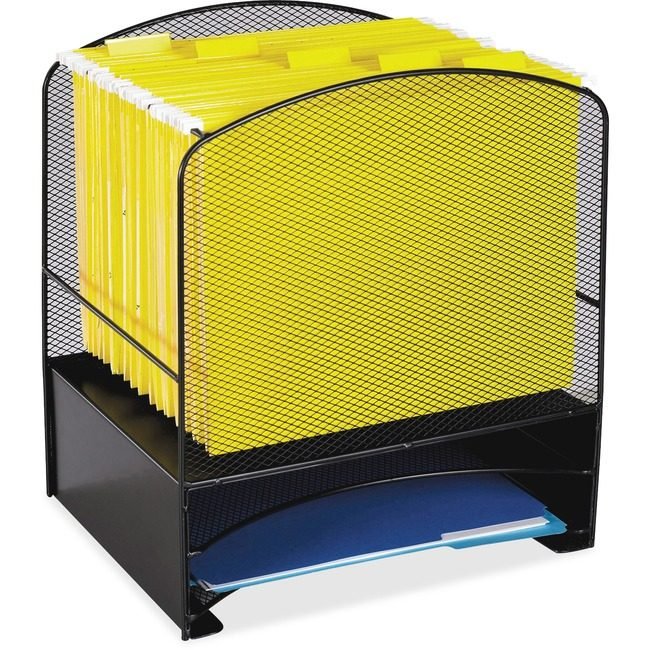 Safco Products Onyx Hanging File/2 Horizontal SAF3260BL