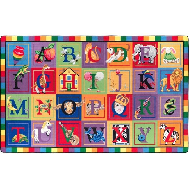 Flagship Carpets Rug Abc Blocks 109"X132" FCIFE111-58A