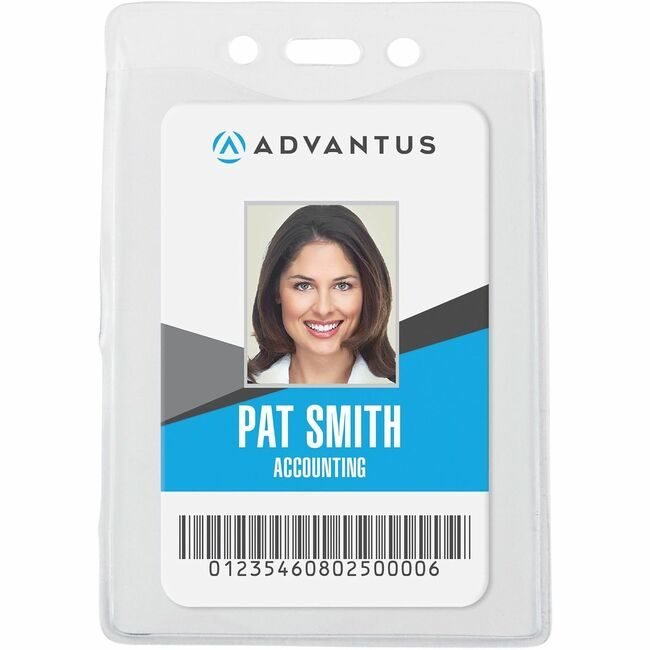 Advantus Corporation Holder Badge Vert 50/BX AVT75419