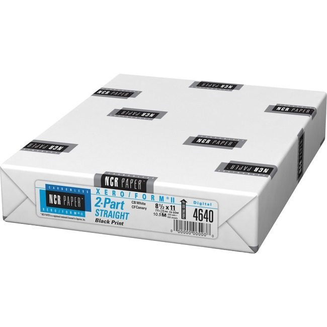 NCR Corporation / Appvion forms Paper Crbnless 2PART Strght NCR4640