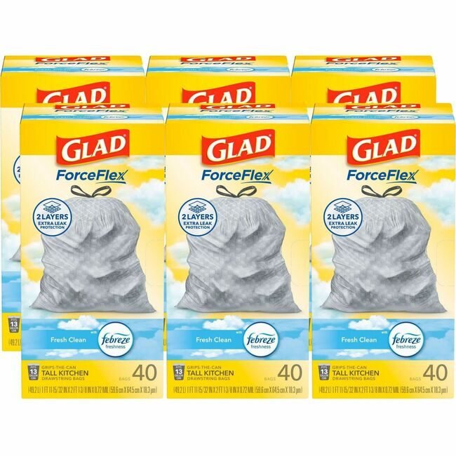 The Clorox Company CloroxPro / Bag Trash Kitchn 13GAL 40 Count CLO78361CT