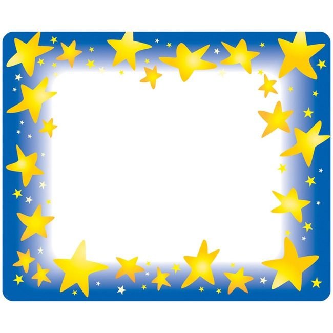 TREND Enterprises Labels Star Brights 36 Count TEPT68022