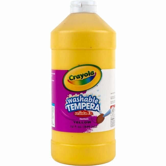 Crayola LLC Paint Tmpra Wsh 32 OZ Yellow CYO543132034