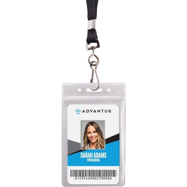 Advantus Corporation Holder Badge&Lnyd Jhook Vrt AVT91131