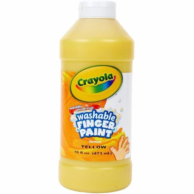Crayola LLC Paint Finger Wshble Yw 16OZ CYO55-1316-034
