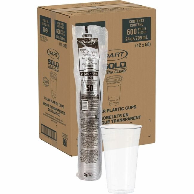 Dart Container Corporation Solo Cup Ultra Clear 24OZ SCCTD24
