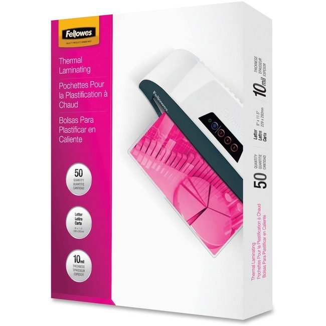 Fellowes Brands Pouch Laminate Letter 10MIL FEL52042