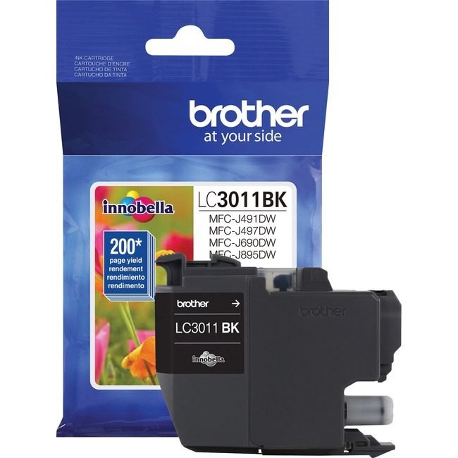 Brother International Crtdg Ink Black 200 PG BRTLC3011BK