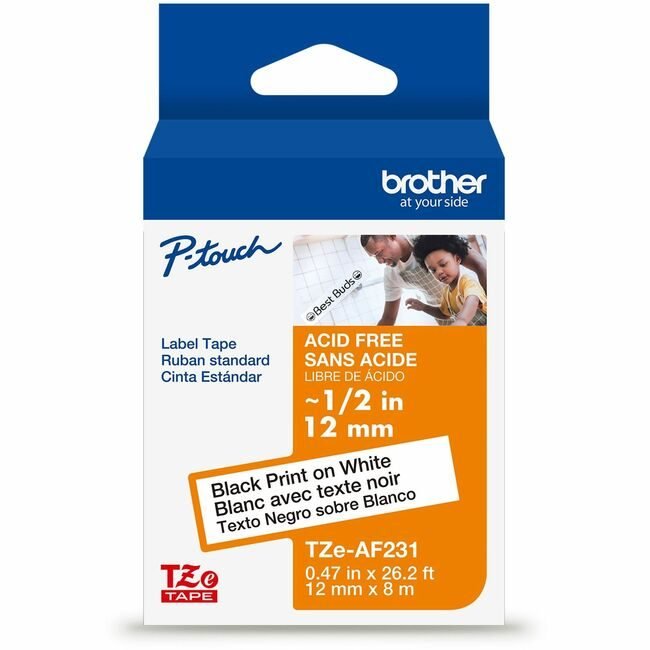 Brother International Tape Label Acid Free BRTTZEAF231G
