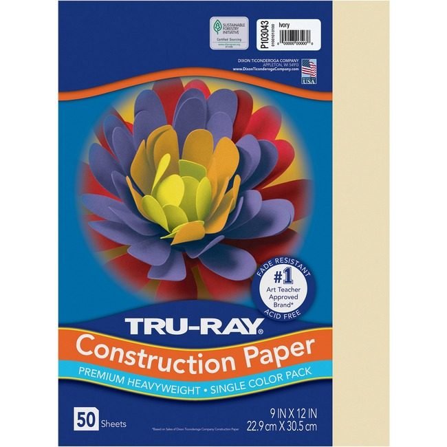 Pacon Corporation Paper Const Truray 9"X12" PACP103043