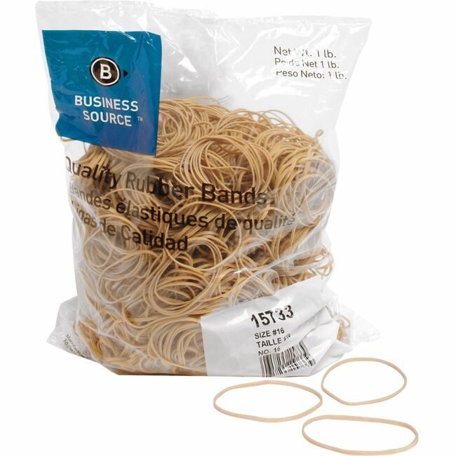 Business Source Rubberbands SIZE #16 1LB BSN15733