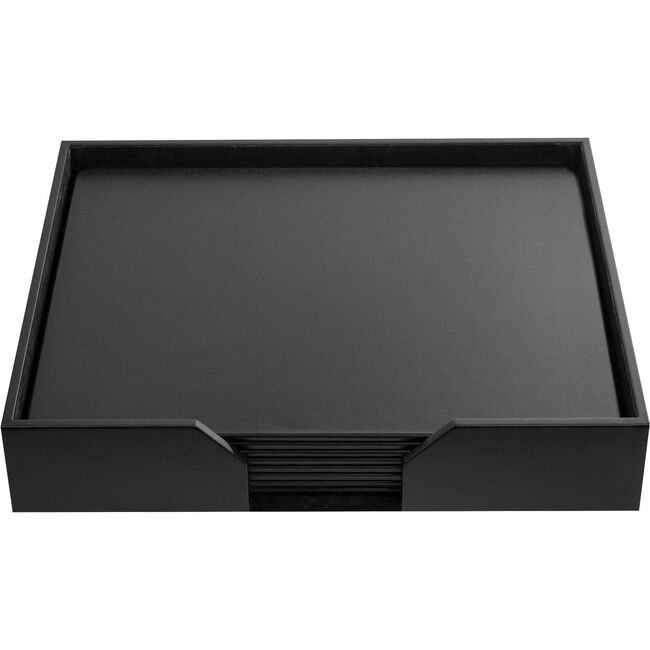 Dacasso Conf Room Set Lthr 9PC Black DACD1076