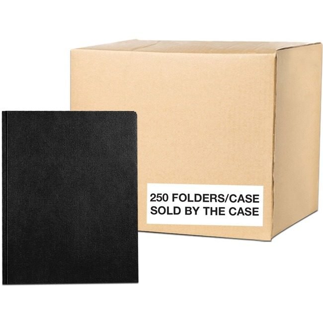 Roaring Spring Paper Products Prong Folders Black ROA54120CS