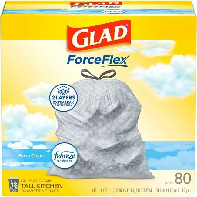 The Clorox Company CloroxPro / Bags Trash Frsh Cln 13GAL CLO78899