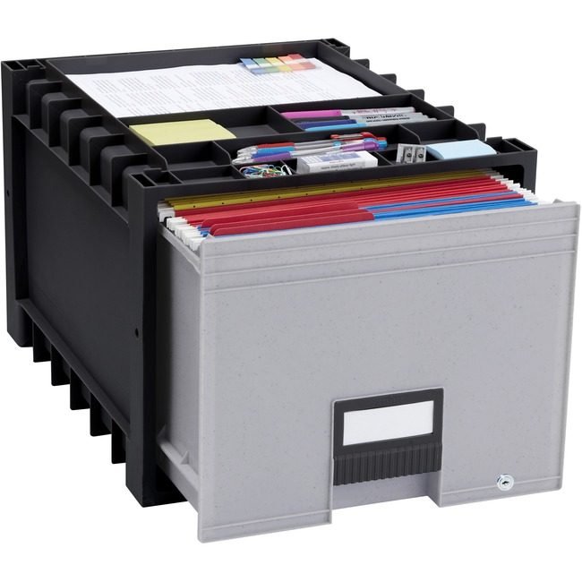 Storex Drawer Ltr Archive 18" Black STX61178U01C