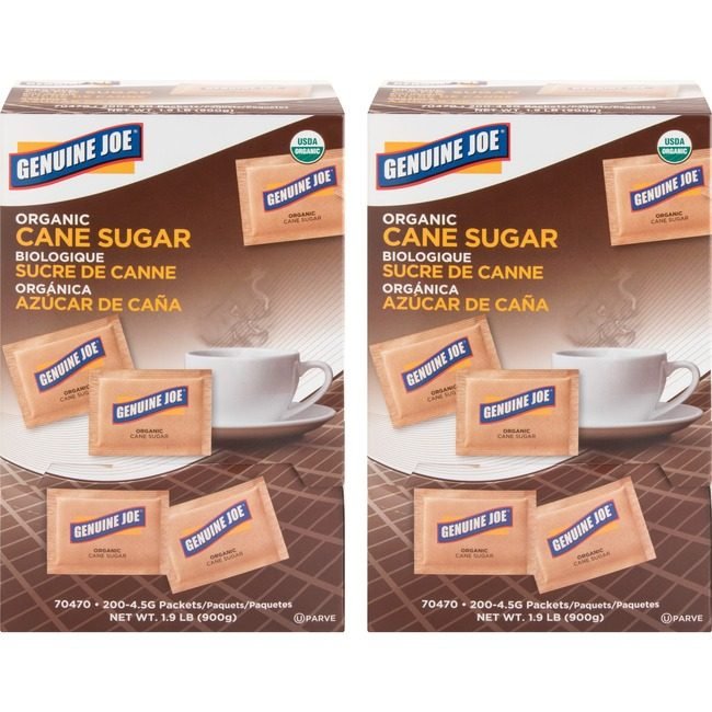 Genuine Joe Sugar Turbinado Brwn GJO70470CT