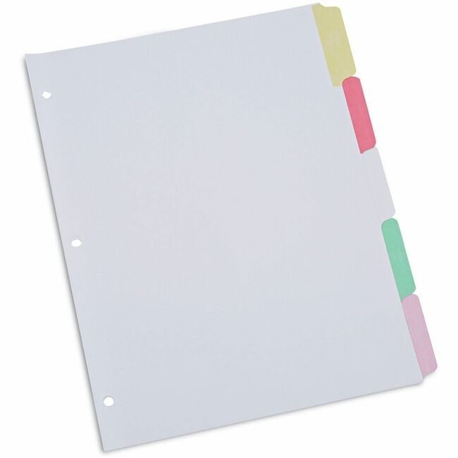 Universal Office Products Index Binder Letter 5TAB Col UNV20816