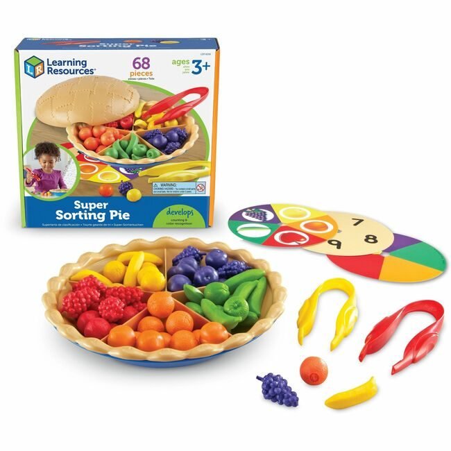 Learning Resources Pie Sorting 69 PIECE LRNLER6216