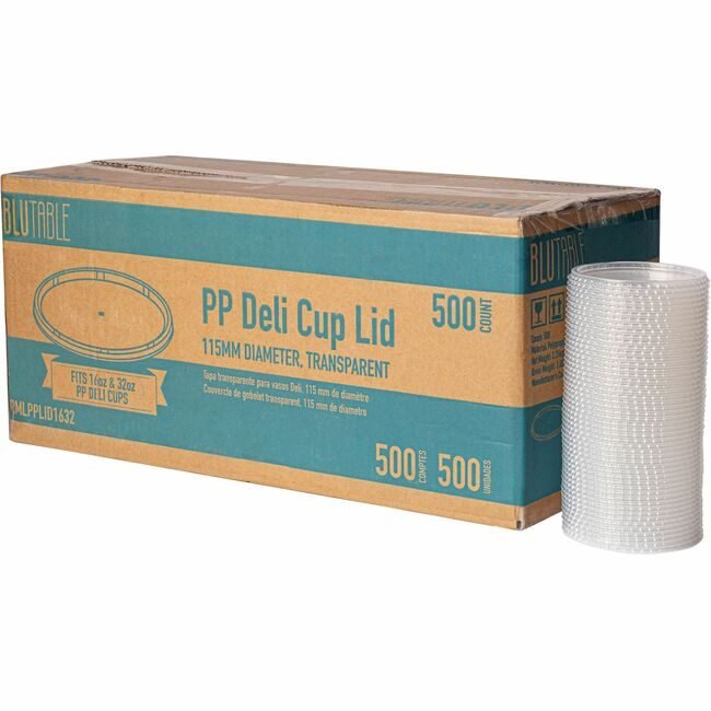 Remcoda LLC BluTable Lid Deli Pp 16OZ 32OZ Clear RMLPPLID1632