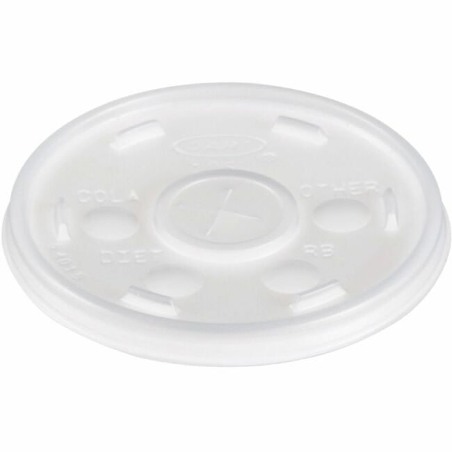 Dart Container Corporation Lid 10OZ Hips Straw DCC10SL
