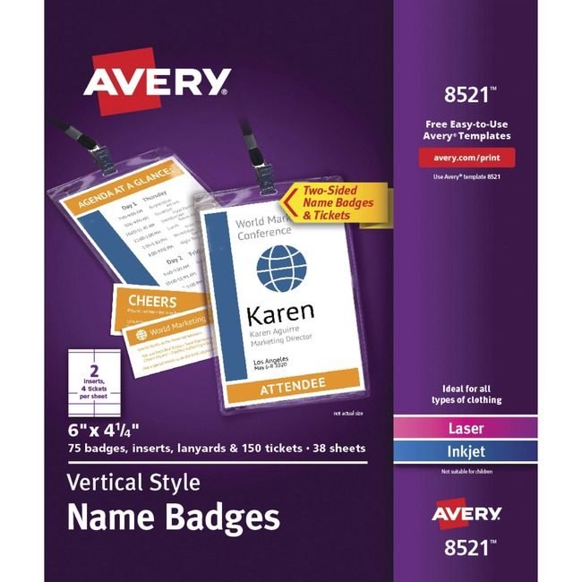 Avery Products Corporation Namebadge Holder AVE08521