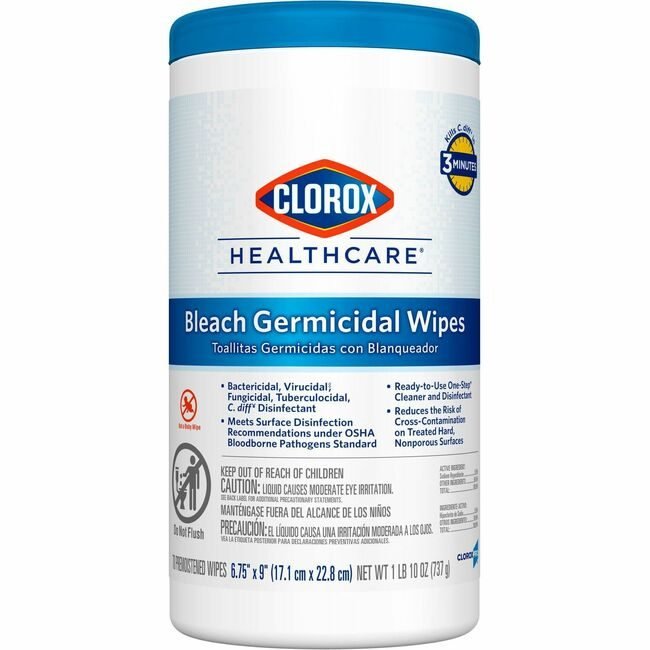 CloroxPro / Clorox The Clorox Company CloroxPro / Wipes Germicidal Reg 70 Count CLO35309