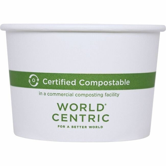 World Centric Bowl White 8OZ 1000 Count WORBOPA8