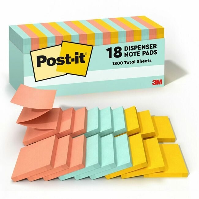 3M Company Notes Pop-Up Marseille 18 Pack MMMR33018APCP