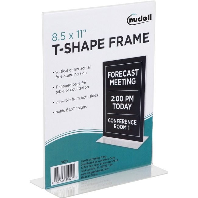 Nu-Dell Manufacturing Holder Stand-Up 8.5X11 NUD38020