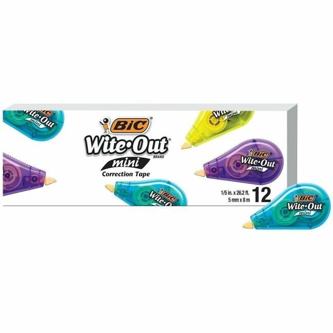 BIC Corporation Tape Correction Mini 12/PK BICWOTM11