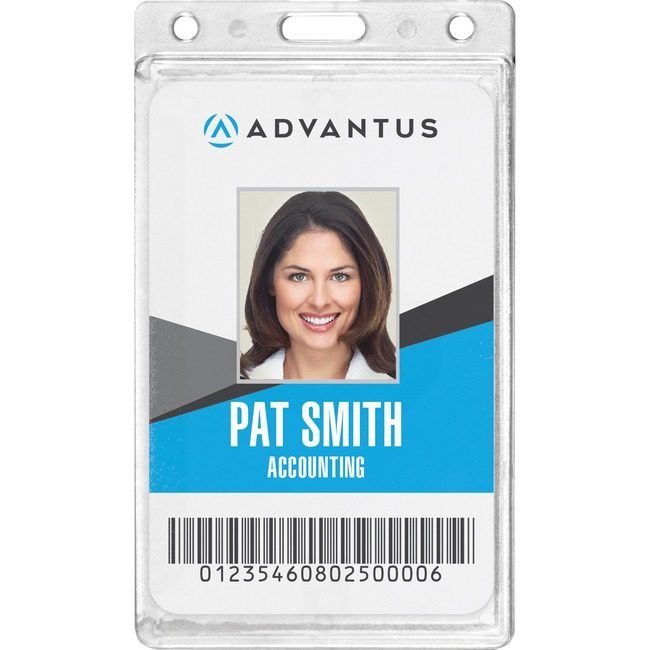 Advantus Corporation Holder Badge Frostd 25PKCLR AVT76076